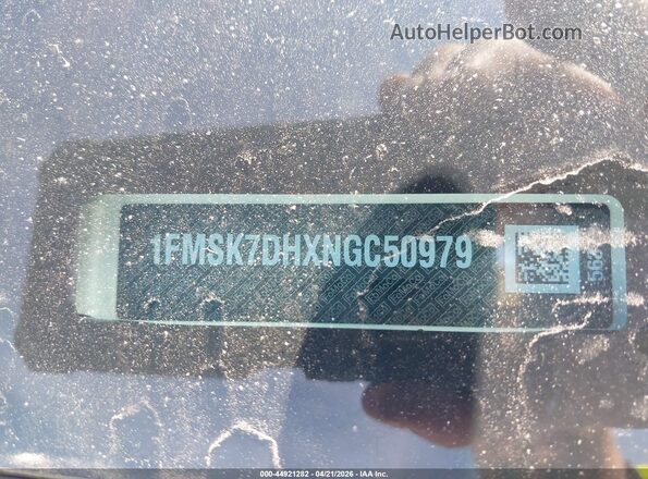 1FMSK7DHXNGC50979 2022 FORD FORD EXPLORER Белый 