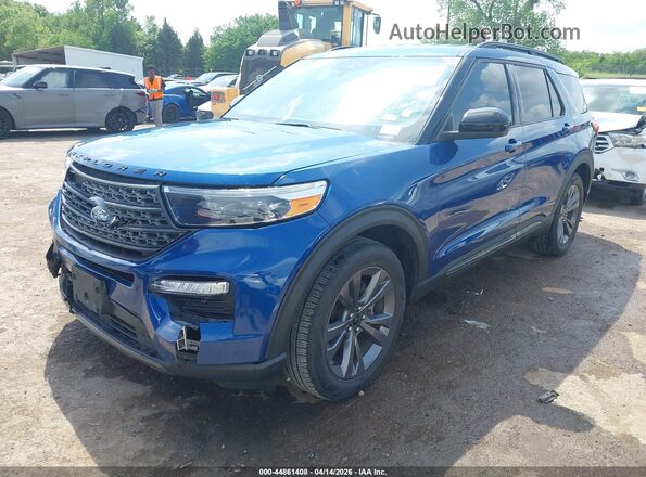 1FMSK7DHXPGA93022 2023 FORD FORD EXPLORER Blue Vista tres cuartos delantera izquierda