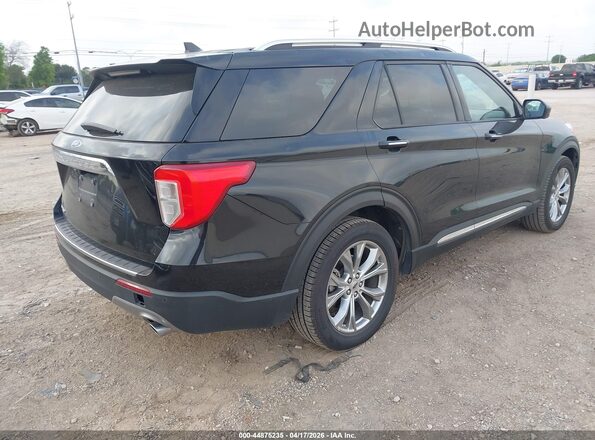 1FMSK7FH0NGA81486 2022 FORD FORD EXPLORER Черный Задняя правая четверть