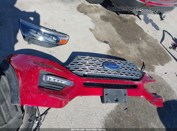 1FMSK7FH9MGA15100 2021 FORD FORD EXPLORER Красный Вид щитка приборов