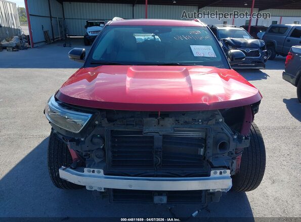 1FMSK7FH9MGA15100 2021 FORD FORD EXPLORER Красный Вид задней части салона