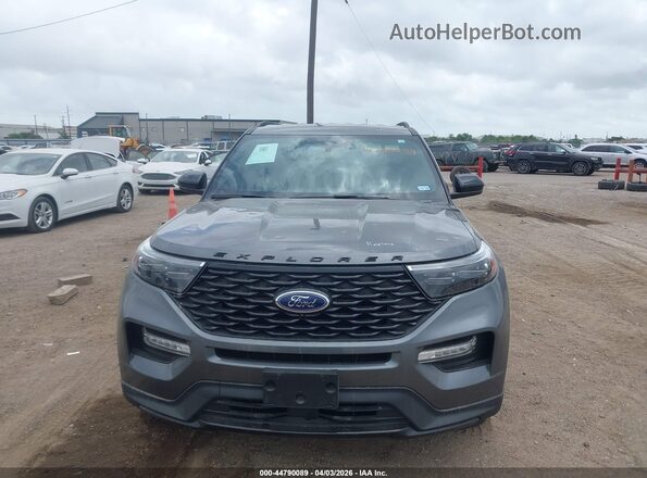 1FMSK7KH9RGA70837 2024 FORD FORD EXPLORER Gray Front view