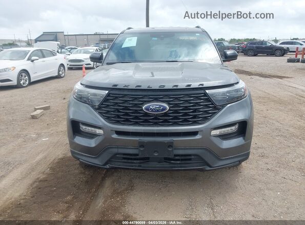 1FMSK7KH9RGA70837 2024 FORD FORD EXPLORER Gray Instrument cluster view