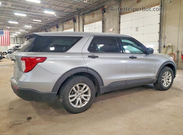 1FMSK8BH3MGA87602 2021 FORD FORD EXPLORER Серебряный Задняя правая четверть