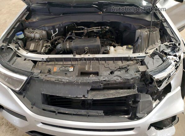 1FMSK8BH3MGA87602 2021 FORD FORD EXPLORER Серебряный Вид подкапотного пространства