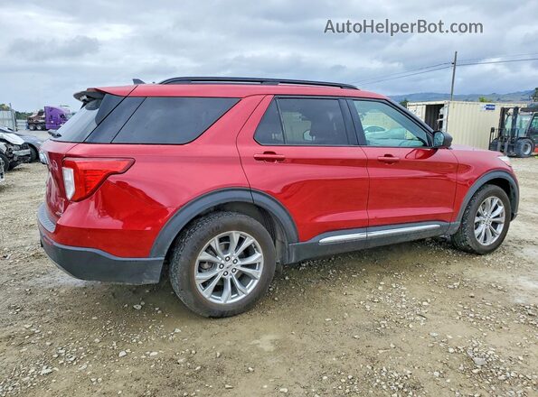 1FMSK8DH0MGA50598 2021 FORD FORD EXPLORER Red Հետևի աջ