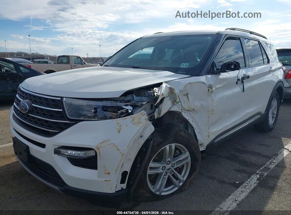 1FMSK8DH0NGC36322 2022 FORD FORD EXPLORER Белый Вид спереди