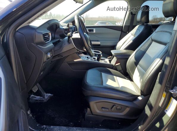 1FMSK8DH0NGC49667 2022 FORD FORD EXPLORER Угольный Вид салона спереди