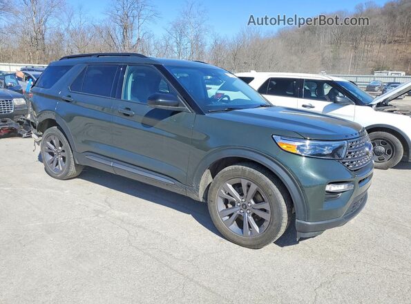 1FMSK8DH0NGC49667 2022 FORD FORD EXPLORER Угольный Передняя правая четверть