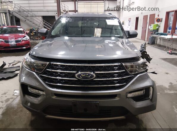 1FMSK8DH2MGA29252 2021 FORD FORD EXPLORER Gray უკანა სალონის ხედი