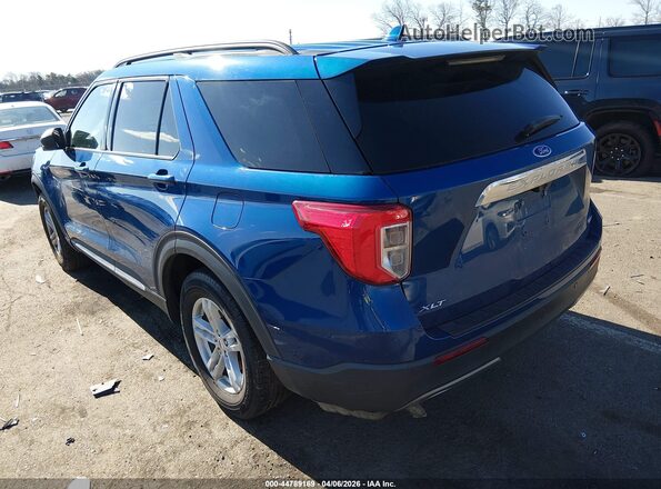 1FMSK8DH3LGC72504 2020 FORD FORD EXPLORER Blue Հետևի ձախ