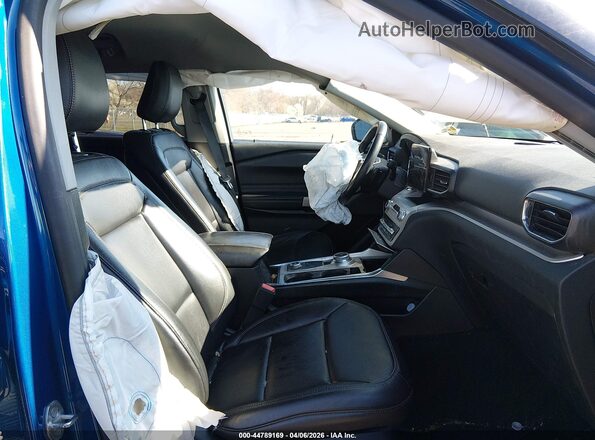1FMSK8DH3LGC72504 2020 FORD FORD EXPLORER Blue Սալոնի դիմացի տեսք