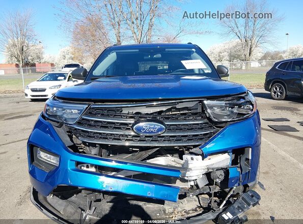 1FMSK8DH3LGC72504 2020 FORD FORD EXPLORER Blue Սարքավորումների վահանակի տեսք