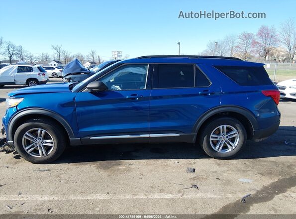 1FMSK8DH3LGC72504 2020 FORD FORD EXPLORER Blue Սալոնի 360 աստիճան տեսք