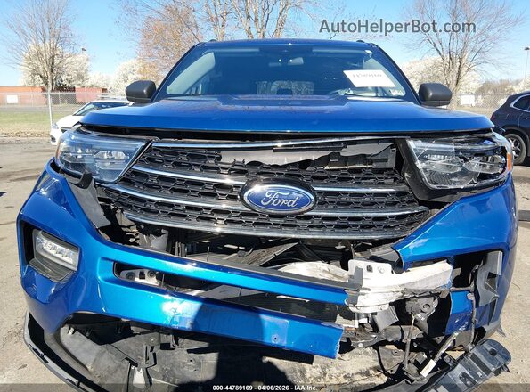 1FMSK8DH3LGC72504 2020 FORD FORD EXPLORER Blue Դիմացի տեսք