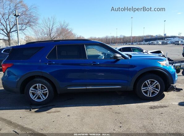 1FMSK8DH3LGC72504 2020 FORD FORD EXPLORER Blue Սալոնի հետևի տեսք