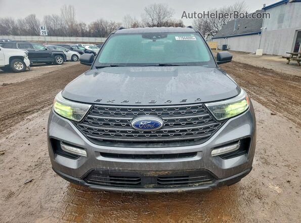 1FMSK8DH4MGA70532 2021 FORD FORD EXPLORER Gray Widok z przodu