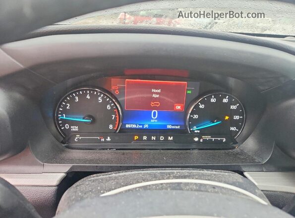 1FMSK8DH4MGA70532 2021 FORD FORD EXPLORER Gray Widok zestawu wskaźników