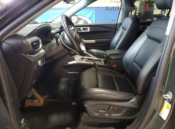 1FMSK8DH6MGC45329 2021 FORD FORD EXPLORER Charcoal Front interior view