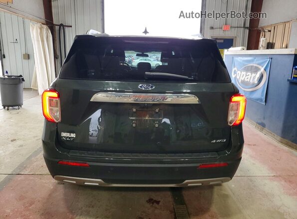 1FMSK8DH6MGC45329 2021 FORD FORD EXPLORER Charcoal Rear view