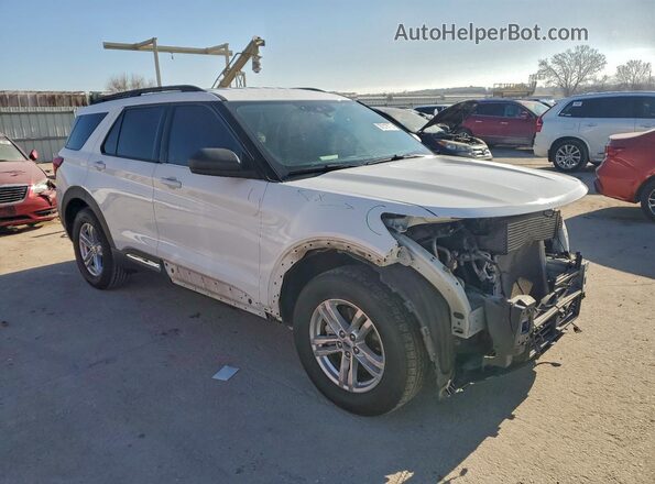 1FMSK8DH9LGC80283 2020 FORD FORD EXPLORER White Front right