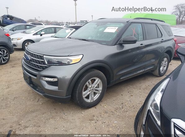 1FMSK8DHXRGA37218 2024 FORD FORD EXPLORER Серебряный Передняя левая четверть