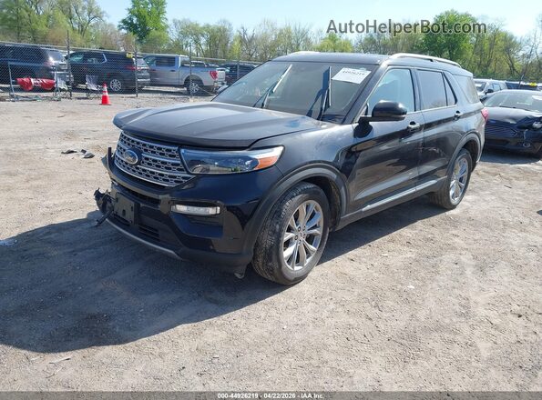 1FMSK8FH0NGA33976 2022 FORD FORD EXPLORER Black Передня ліва чверть