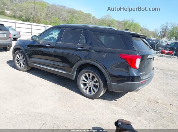 1FMSK8FH0NGA33976 2022 FORD FORD EXPLORER Black Задня ліва чверть