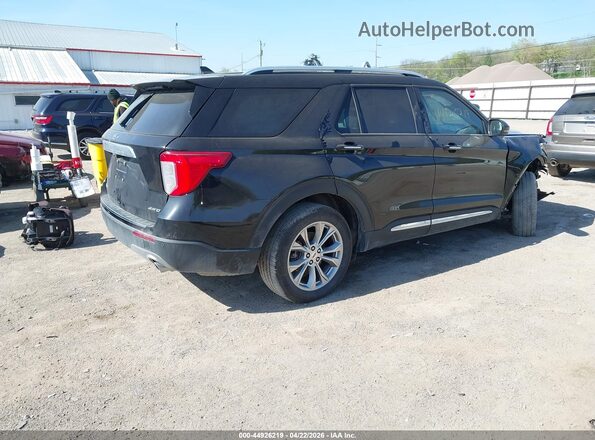 1FMSK8FH0NGA33976 2022 FORD FORD EXPLORER Black Задня права чверть