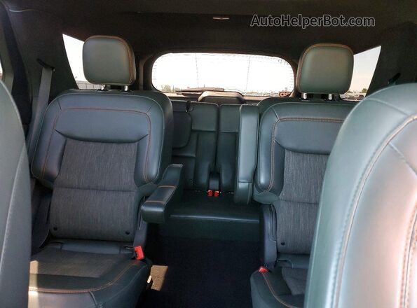 1FMSK8JH2NGA03188 2022 FORD FORD EXPLORER Gray Widok tylnych siedzeń