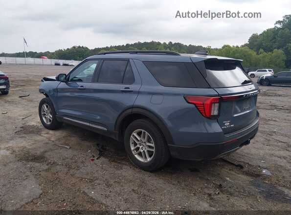 1FMUK7DH1SGA47063 2025 FORD FORD EXPLORER Blue Rear left