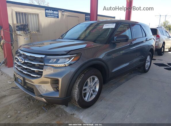 1FMUK8DH1TGA79633 2026 FORD FORD EXPLORER Gray Передня ліва чверть