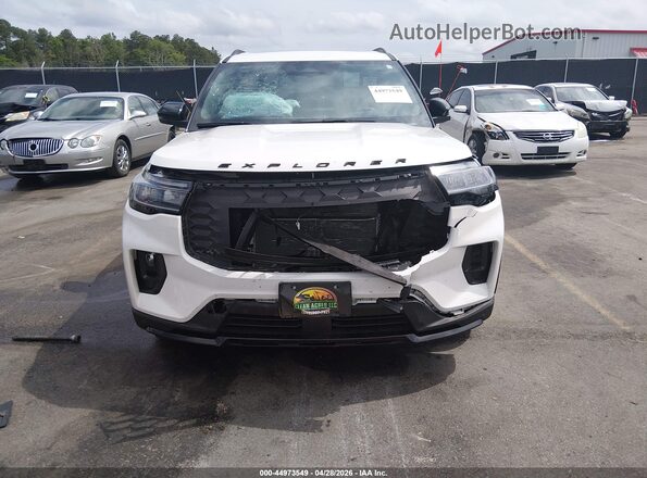 1FMWK8GC5SGA33570 2025 FORD FORD EXPLORER White Вид спереду