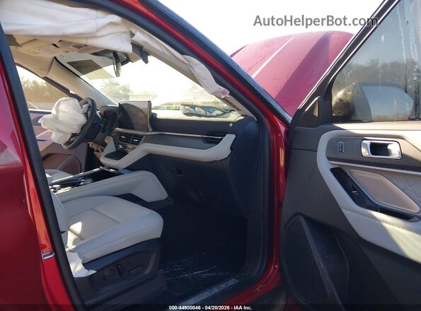 1FMWK8HC2SGC29156 2025 FORD FORD EXPLORER Red Front interior view