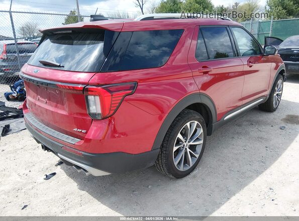 1FMWK8HC9SGA40939 2025 FORD FORD EXPLORER Red Trasero derecho