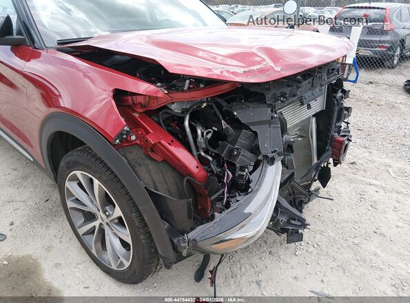 1FMWK8HC9SGA40939 2025 FORD FORD EXPLORER Red Vista frontal