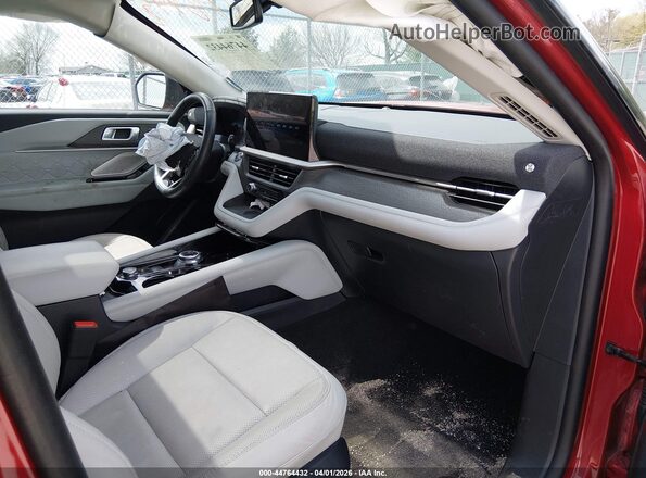 1FMWK8HC9SGA40939 2025 FORD FORD EXPLORER Red Vista interior delantera