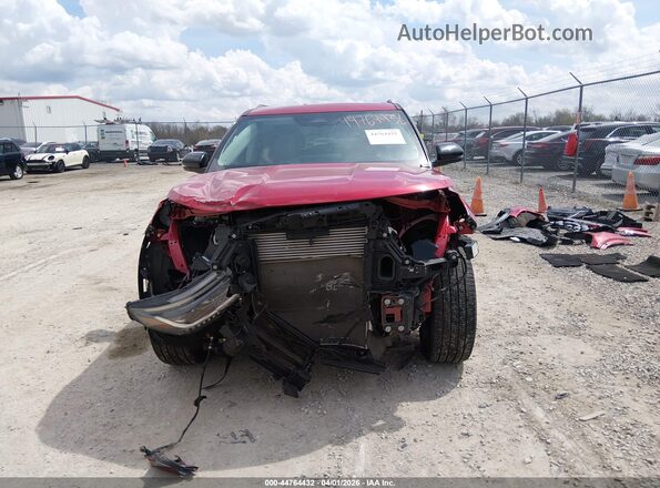 1FMWK8HC9SGA40939 2025 FORD FORD EXPLORER Red Vista interior trasera