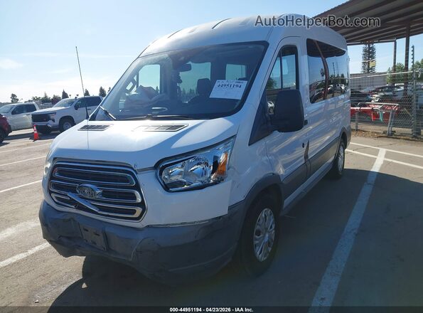 1FMZK1CM5GKB38410 2016 FORD TRANSIT-150 White Przód lewy