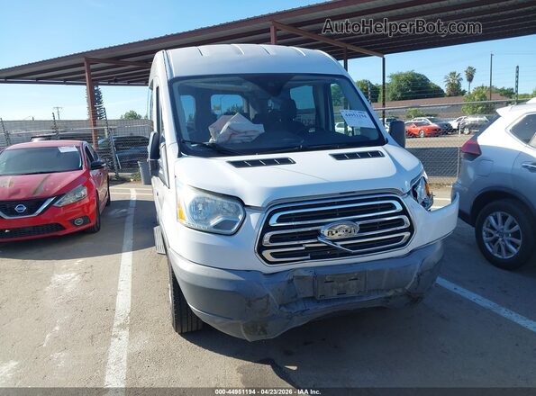 1FMZK1CM5GKB38410 2016 FORD TRANSIT-150 White Widok zestawu wskaźników