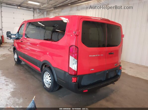 1FMZK2Y85MKA52351 2021 FORD PASSENGER Red Задня ліва чверть