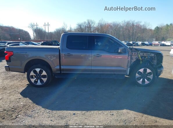 1FT6W1EV2NWG09274 2022 FORD F-150 LIGHTNING Gray სალონის 360-გრადუსიანი ხედი