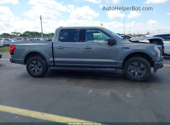 1FT6W3LU2SWG10488 2025 FORD F-150 LIGHTNING Gray Панорамний вид салону 360°