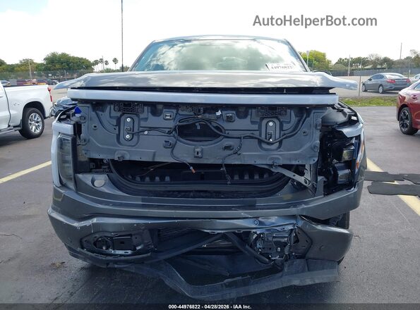 1FT6W3LU2SWG10488 2025 FORD F-150 LIGHTNING Gray Вид задньої частини салону