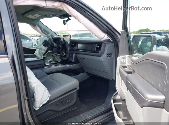1FT6W3LU2SWG10488 2025 FORD F-150 LIGHTNING Gray Вид салону спереду