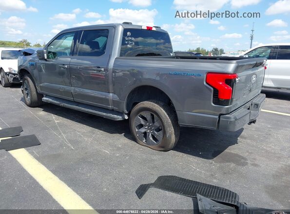 1FT6W3LU2SWG10488 2025 FORD F-150 LIGHTNING Gray Задня ліва чверть
