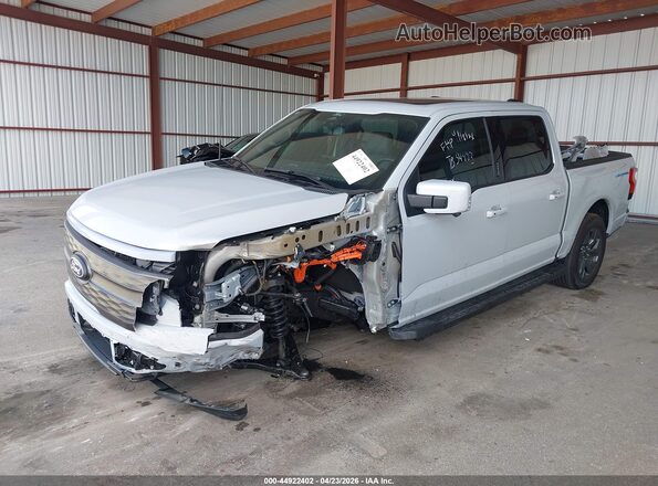 1FT6W5L79SWG27505 2025 FORD F-150 LIGHTNING White Առջևի ձախ երեք քառորդ տեսարան
