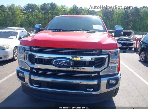1FT7W2B60MEC84376 2021 FORD F-250 Red Vista del cuadro de instrumentos