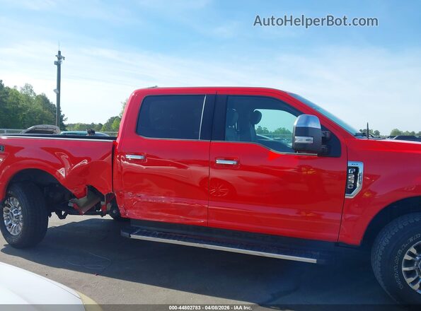 1FT7W2B60MEC84376 2021 FORD F-250 Red Vista interior trasera