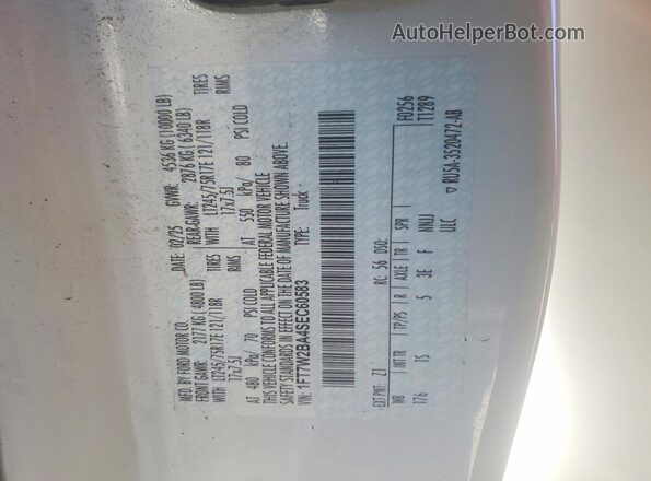 1FT7W2BA4SEC60583 2025 FORD F250 White Շարժիչի բաժամունքի տեսք